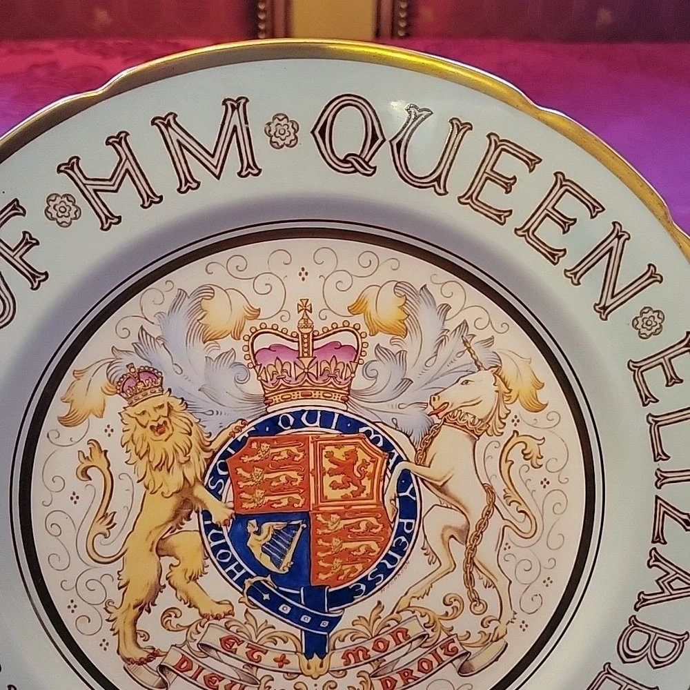 VTG Queen Elizabeth II Coronation‎ 1953 Paragon Plate 10 5/8